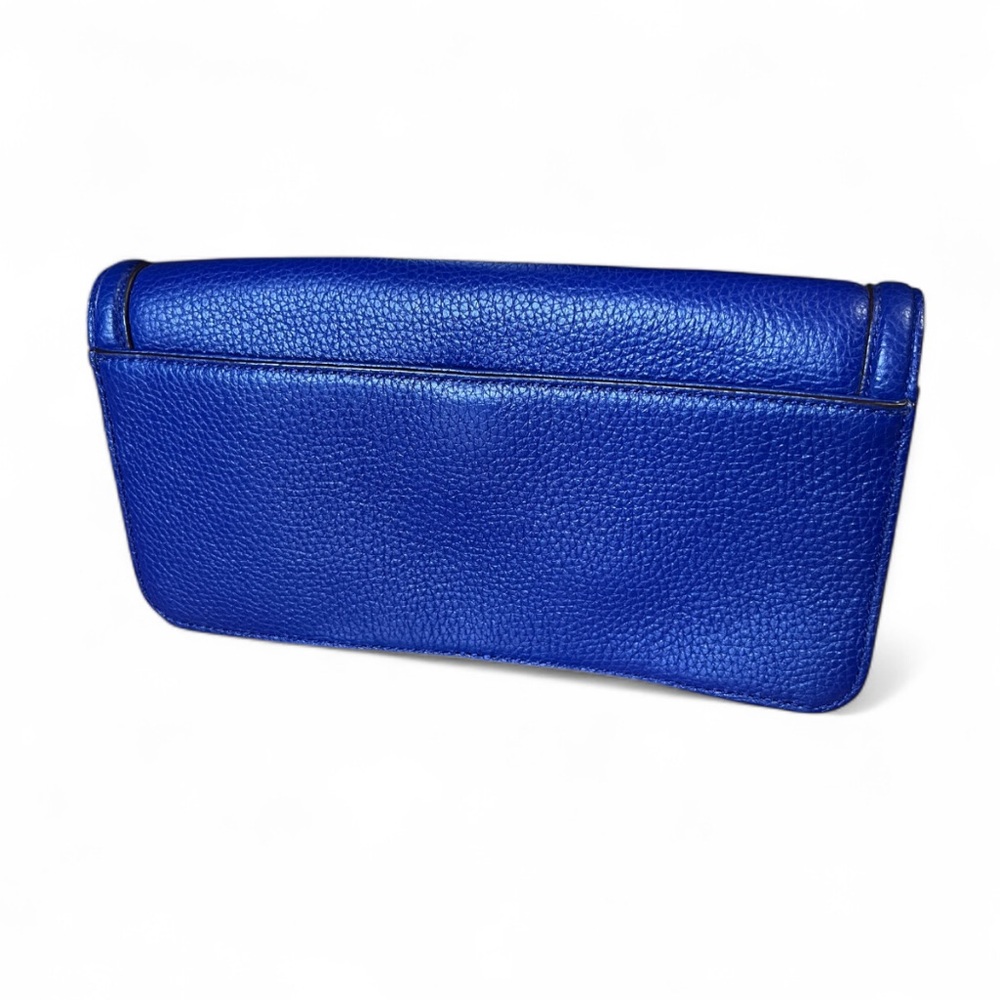 Ralph Lauren Leather Blue Clutch - Picture 4 of 10